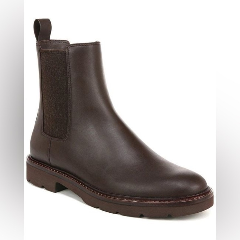 Vince Women's Brown Ryker Leather Bootie